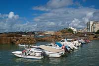 Panorama Hafen Biarritz