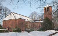 Stellinger Kirche im Winter