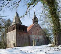 Ostseite der Sinstorfer Kirche